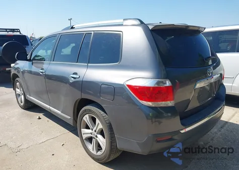 2013 Toyota Highlander Limited V6 из США, поврежденный, VIN 5TDYK3EH6DS120983